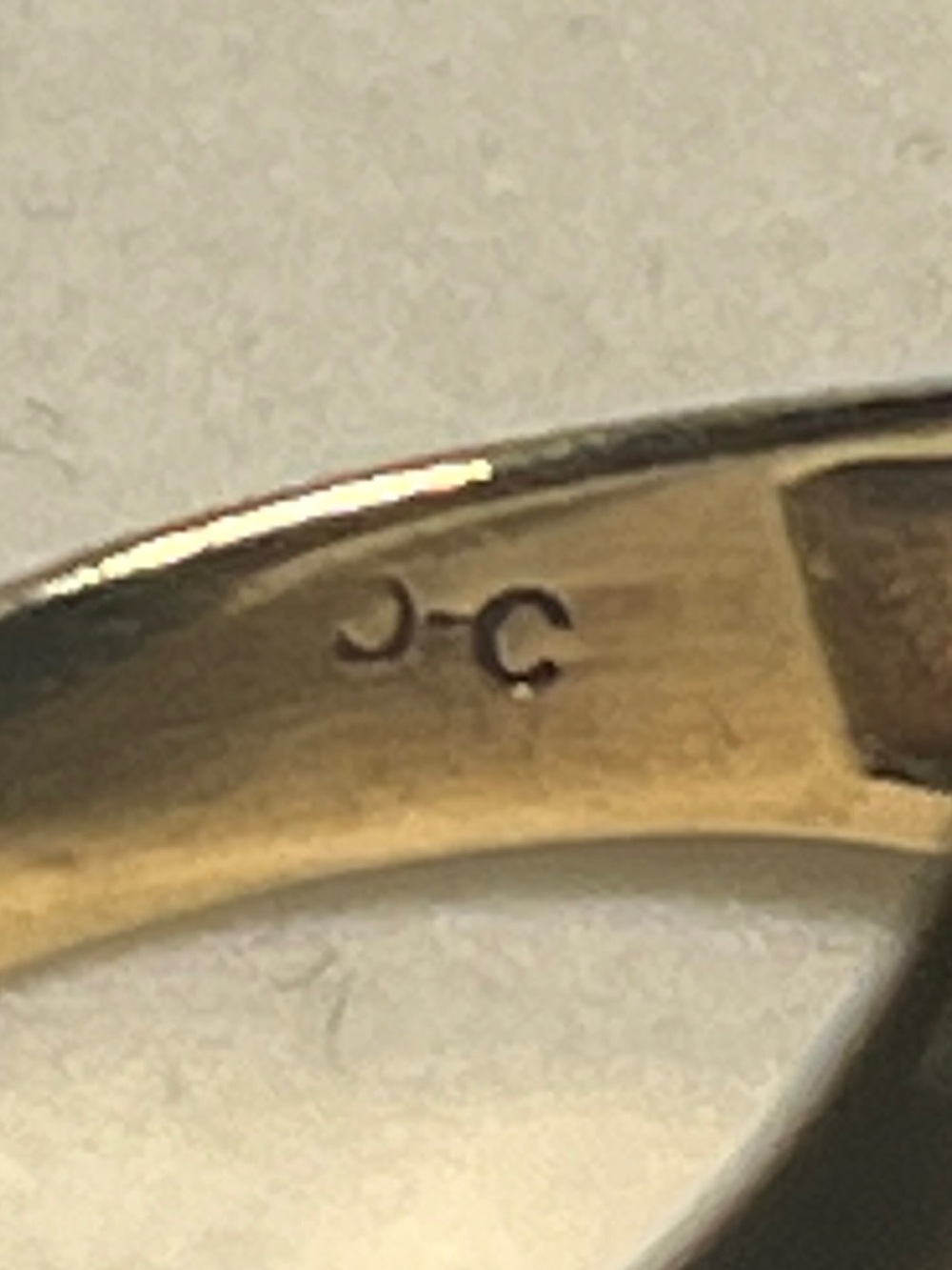 Estate Men’s Ring  | 10k Gold, Onyx & Diamond | Davidson & Son’s | Size 12 1/4 - Picture 10 of 13